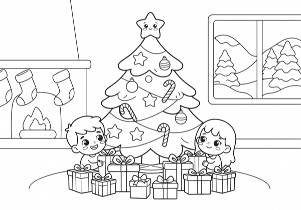 Christmas Tree and Gifts